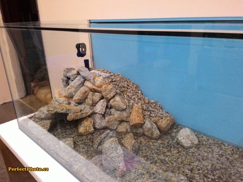 a začal som zasypávať